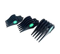 Lot de 3 peignes de limitation de tondeuse à cheveux 32 mm 38 mm 51 mm Noir