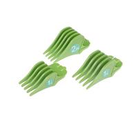 Lot De 3 Peignes De Limite Universels For Tondeuse À Cheveux, Compatibles Avec WAHL, Accessoire De Tondeuse Professionnelle, Taille De Remplacement For Barbier: 32/38/51mm(3pcs-green)