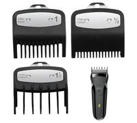 Lot de 3 Peignes Tondeuse Sabot de Guidage,Tondeuse à Cheveux Limite Peigne,Peignes pour Sabot Cheveux,Housse de Protection pour Tondeuses