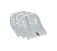 Lot de 3 pelles à neige KADAX grattoir sans manche large