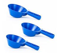 Lot de 3 pelles en plastique PVC de 170 mm pour plâtre, eau, outils à main (3KSC)