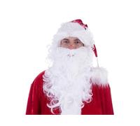 Lot de 3 - Perruque & barbe de père noël adulte