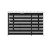 Lot de 3 persiennes anthracite 130cm pour pergola bioclimatique aluminium 4x3m Triomphe