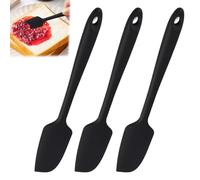 Lot De 3 Petite Spatule, Mini Spatules En Silicone Résistantes à La Chaleur 315°c, Spatule Flexible Antiadhésive Sans Couture Pour Cuisiner, Mélanger, Racler Et Pâtisser