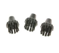 Lot de 3 petites brosses noires pour Nettoyeur vapeur POLTI SLS00363, POSLS00363