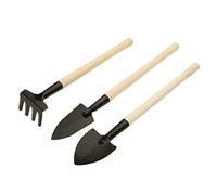 Lot de 3 petites pelles à main pour jardinage, transplantoir, léger, maniement ergonomique et confortable