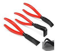 Lot de 3 petites pinces pliantes 0 45 à 90 ° - Mini pinces à tôle - Pince à chanfreiner - Pince à tôle large 22 mm - Outil couvreur pour plier et lisser les tôles
