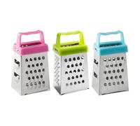 Lot de 3 petites râpes à fromage carrées multifonctionnelles en acier inoxydable pour légumes, chocolat et autres râpes lavables au lave-vaisselle