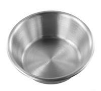 Lot de 3 petits bols en acier inoxydable pour sauces et fruits pour bars et événements de restauration