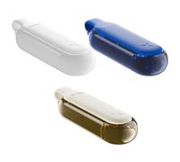 Lot de 3 petits tiroirs de rangement pour médicaments peu encombrants, adaptés aux utilisateurs de médicaments de longue durée et aux voyageurs fréquents, étui de rangement portable pour médicaments