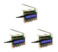 Lot de 3 pi?ces de kit de radio num?rique DIY DC 5 V TDA5807 51 machine ? son FM ? puce unique STC89C52 87 MHz-108 MHz