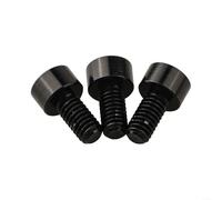 Lot de 3 pièces de guitare électrique pour chevalet de trémolo avec vis de verrouillage offrant une meilleure stabilité des cordes et un mécanisme de verrouillage fiable (noir)