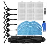Lot de 3 pièces de rechange pour aspirateur robot Botslab S8 Plus S8 et EZVIZ RE4 RE5 Plus, lot de 3 filtres, 6 brosses latérales, 3 lingettes de nettoyage