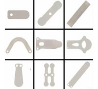 Lot de 3 pièces de rechange pour compresseur d'air - Plaques de soupape à tête de pompe pour huile silencieuse lubrifiée pour machines de type piston avec large compatibilité de modèle (D)