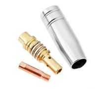 Lot de 3 pièces de soudage 15AK avec buse de gaz conique et support de pointe pour soudure blindée au dioxyde de carbone Résistance aux hautes températures