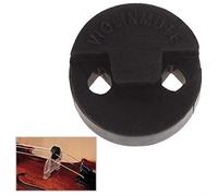 Lot de 3 pièces de violon professionnelles et accessoires Astonvilla 20 x 20 mm Noir Acoustique Rond Caoutchouc Amortisseur de violon Silencieux Beau et attrayant