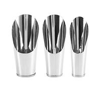 Lot de 3 pièces en métal pour pelle pour sol bonsaï, pelle pour terre de jardin en acier inoxydable, kit d'outils pour bonsaï professionnel