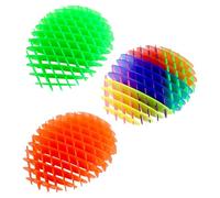 Lot de 3 pièces - Ensemble de décompression en Forme de ver, Jouet sensoriel Anti-Stress, très Amusant, Aide à soulager l'Autisme, idéal comme Cadeau d'anniversaire pour Les Adolescents