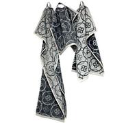 Lot de 3 pièces jacquard gris - TISSAGES DE BEAULIEU - Torchon - Essuie main - Lavette