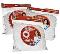 Lot de 3 pièces rechange, chiffons ronds en microfibre pour Rotomop Super Five Gira Strizza 360