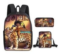 Lot de 3 pièces Sac à Dos, Trousse à crayons, Sac à Bandoulière pour Enfants Encanto (SD1132) Multicolore G