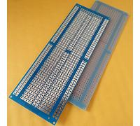 Lot de 3 pièces sur un seul côté 4,8 x 13,3 cm 5 trous de joint pour veroboard vero platine 2,54 mm circuit imprimé Prototype PCB fibre de verre FR4