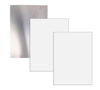 Lot de 3 pièces vierges en aluminium par sublimation pour impression | Plaque murale en métal pour impression par sublimation thermique - 10 x 15 cm/15 x 20 cm/20 x 30 cm