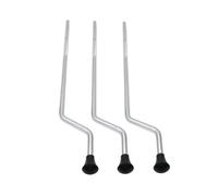 Lot de 3 pieds de fixation pour tambour - Avec pieds antidérapants - Pièce de fixation pour grosse caisse pour l'éducation musicale, le divertissement pour les spectacles sur scène et Versa