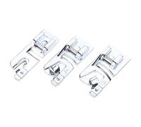 Lot de 3 pieds presseurs pour ourlets roulés - 3 mm, 4 mm, 6 mm - Pour machines à coudre
