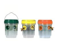 Lot de 3 pièges à guêpes et répulsifs à 360° Protection contre les guêpes, frelons et vestes jaunes Répulsif efficace contre les guêpes pour le jardin, la maison et l'extérieur Piège à insectes pour