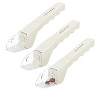 Lot de 3 pièges à Insectes Snappy avec loupe, piège à araignées antidérapant pour Une Utilisation en intérieur, Outil de Capture d'insectes pour Enfants et Adultes, Blanc