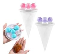 Lot de 3 pièges flottants en maille anti-peluches pour machine à laver, filtre à poils de nettoyage, filet en nid d'abeille, attrape-poils de lessive, récupérateur de poils réutilisables, pour la