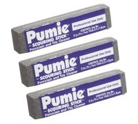 Lot de 3 pierres de nettoyage PUMIE STICK pour barbecue, WC, four, pierre ponce, bloc de scouring