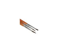 Lot de 3 pinceaux aquarelle ronds N°2 4 6 poils de poney