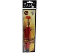 Lot De 3 Pinceaux D'art - Signature N°2 - Pied-De-Biche N°6 - Rateau-Plat N°8 - Amt