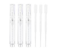 Lot de 3 pinceaux de peinture à remplir - Outils d'application portables pour rayures - Stylos de peinture précis rechargeables pour murs, loisirs créatifs compacts pour bricolage, bricolage et