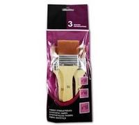 Lot de 3 pinceaux - plat n 30/40/50 - raphaã«l
