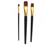 Lot De 3 Pinceaux Plats N°6/12/20 - Surdiscount