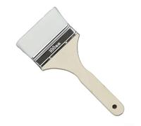 Lot de 3 pinceaux pour une utilisation avec peintures, teintures, acryliques et vernis, avec poignées en bois pour une prise en main confortable pendant une longue durée de peinture