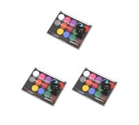 Lot de 3 pinceaux professionnels de peinture pour le visage