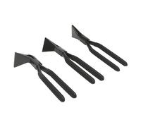 Lot de 3 pinces à chanfreiner 0°, 45°, 90 °, pince pliée, pince coudée 250 mm à 290 mm, pince à tôle, pince à cintrer la tôle large 60 mm, outil pour plier, lisser