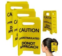 Lot de 3 pinces à cheveux avec avertissement, design « Do Not Approach », cadeau unique pour les femmes, pinces à cheveux créatives pour occasions spéciales