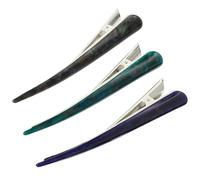 Lot de 3 Pinces à Cheveux Élégantes pour Femmes, en Acrylique | Style Moderne Raffiné, Usage Mariage et Banquet, Adaptées aux Cheveux Épais ou Fins, Lot Pratique de Trois
