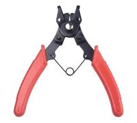 Lot de 3 pinces à circlips 4 en 1 pour têtes de rechange pour installation et retrait de l'anneau Pince à sertir en acier à haute teneur en carbone antidérapante