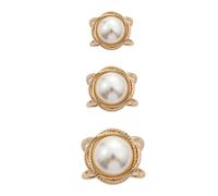 Lot de 3 pinces à écharpe, boutons en soie multifonction pour les dîners d'affaires, les fêtes, cadeau quotidien, onesize, Métal