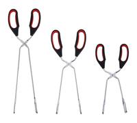 Lot de 3 pinces à griller en acier inoxydable ¿ Résistantes à la chaleur et légères, elles sont idéales pour les barbecues, les pâtes, les salades et plus encore.