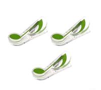 Lot de 3 pinces à ressort pour livres de musique, idéales pour assembler des partitions de guitare et violon sans effort (8ème note vert)
