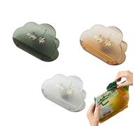 Lot de 3 pinces à sachets magnétiques très résistantes pour sachets - Pour cuisine, bureau, collation, thé, café, épices