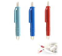 Lot de 3 pinces à tiques pour enfants et animaux domestiques, chats, chevaux et personnes, retrait simple et sûr des tiques de toute taille (rouge, bleu et bleu foncé)