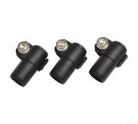 Lot de 3 pinces de rechange pour bâtons de randonnée de 14 à 18 mm en métal et plastique pour camping en plein air (16 tubes extérieurs)